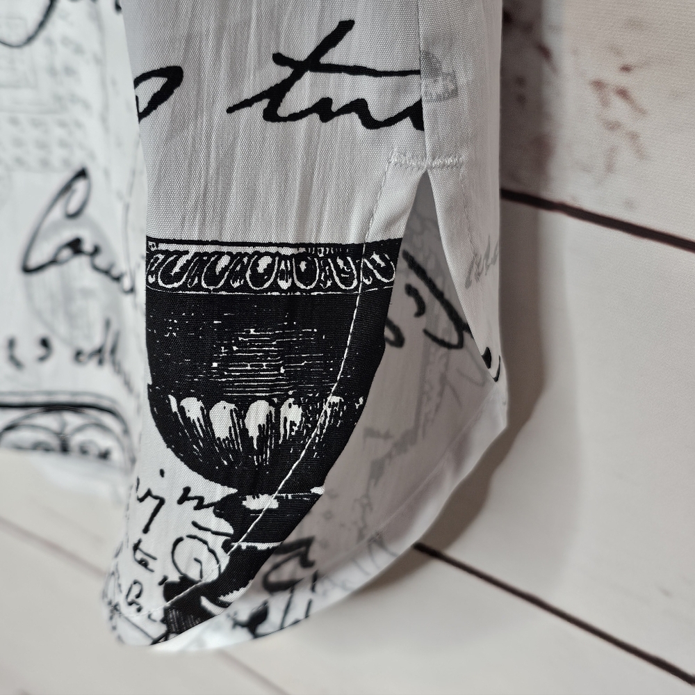 Habitat Paris Print Shirtdress - Picture 7 of 14